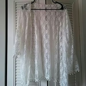 Lace kimono